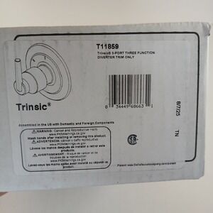 Delta Trinsic T11859 Diverter Valve Trim, Three Functions Three Port Chrome